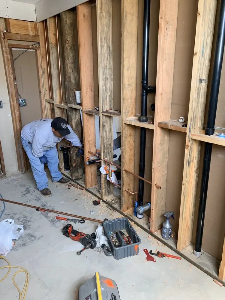 Commercial rough-in plumbing for Gas Line Repair in South Lowell